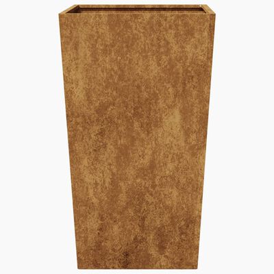 vidaXL Vaso/floreira de jardim 2 pcs 45x45x75 cm aço corten