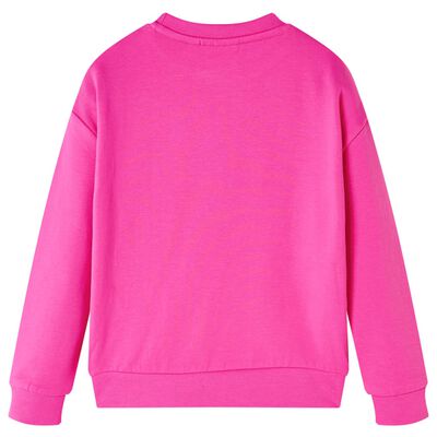 Sweatshirt para criança rosa-escuro 128