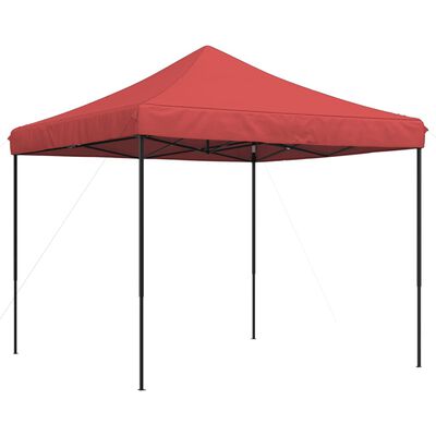 vidaXL Tenda para festas pop-up dobrável 292x292x315 cm bordô