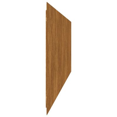 vidaXL Bordas de relvado 10 pcs 20x103 cm aço corten flexível