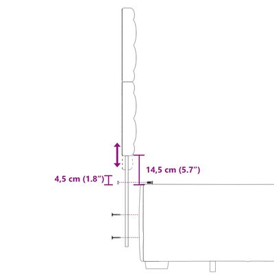 vidaXL Cama boxspring com colchão 120x200 cm veludo cinzento-escuro