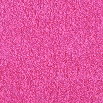 vidaXL Toalhas de bidé premium SOLUND 10 pcs 30x50 cm 600 gsm rosa