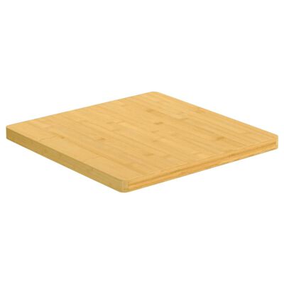 vidaXL Tampo de mesa 60x60x2,5 cm bambu