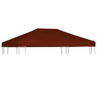 vidaXL Cobertura de gazebo 310 g/m² 3x4 m terracota