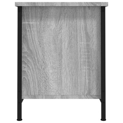 vidaXL Móvel para TV c/ portas 60x35x45 cm deriv. madeira cinza sonoma