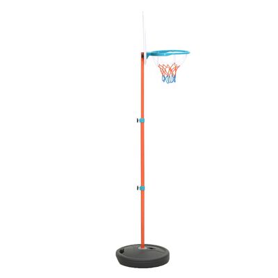 vidaXL Conjunto jogo de basquetebol portátil ajustável 133-160 cm