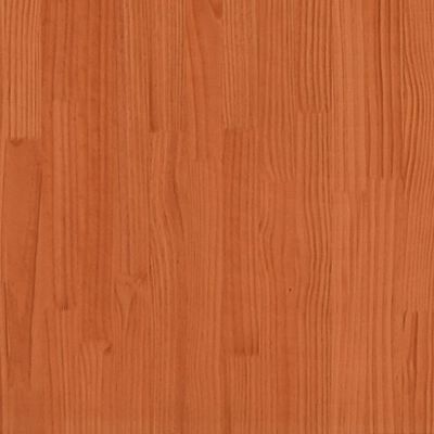 vidaXL Sapateira parede 2 pcs 59x8,5x23,5cm pinho maciço castanho cera