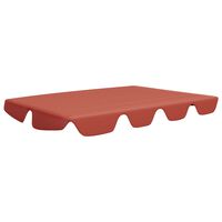 vidaXL Toldo suplente p/ baloiço de jardim 150/130x105/70 cm terracota