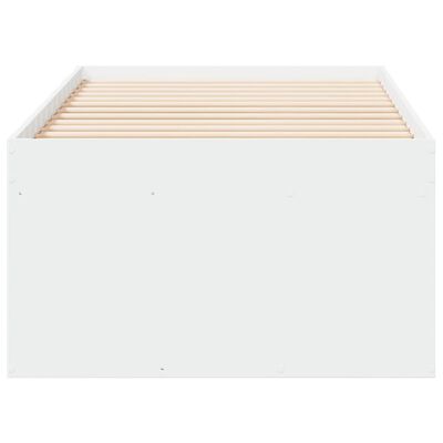 vidaXL Sofá-cama com gavetas sem colchão 90x190 cm branco