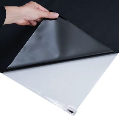 vidaXL Película para janela estática 60x1000 cm PVC preto fosco