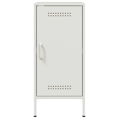 vidaXL Aparador 36x39x79 cm aço branco