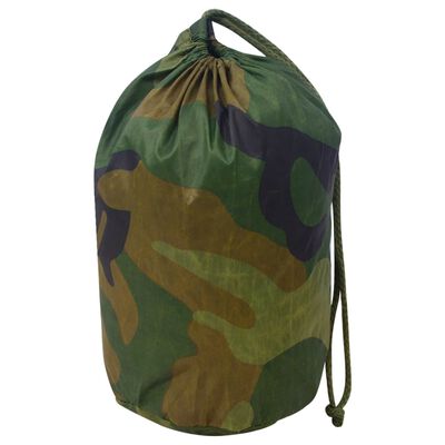 vidaXL Rede de camuflagem com saco de armazenamento 2x3 m verde