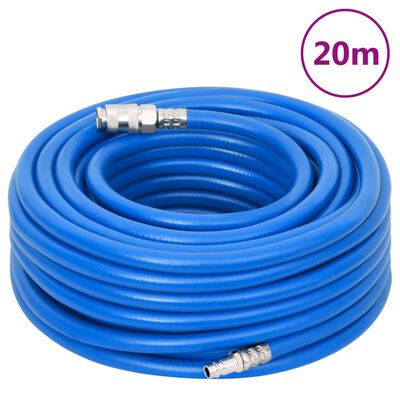 vidaXL Mangueira de ar 0,7" 20 m PVC azul