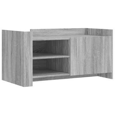 vidaXL Mesa de centro 100x50x50cm derivados de madeira cinzento sonoma