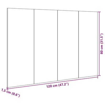 vidaXL Cabeceira cama c/ armários 120cm deriv. madeira cinzento sonoma