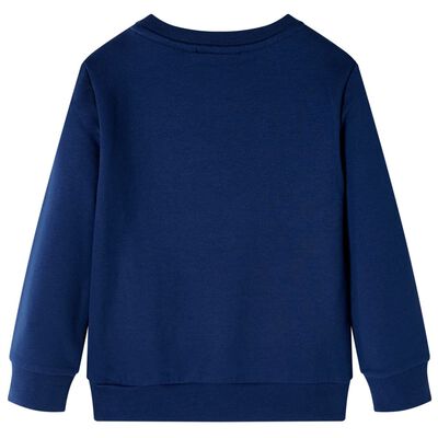 Sweatshirt para criança azul-marinho 104