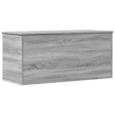 vidaXL Caixa de arrumação 100x42x46 cm derivados madeira cinza sonoma