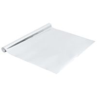 vidaXL Autocolante para móveis 500x90 cm PVC prateado brilhante