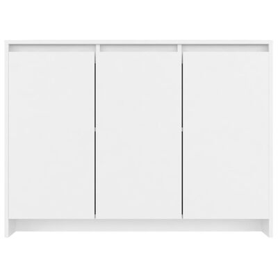 vidaXL Aparador 102x33x75 cm derivados de madeira branco