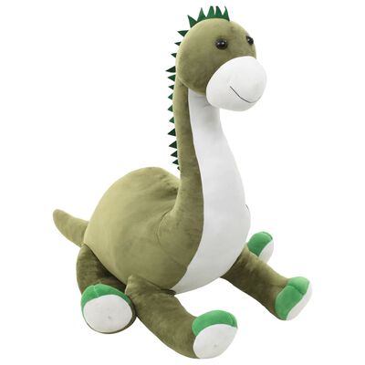 vidaXL Dinossauro brontossauro de peluche verde