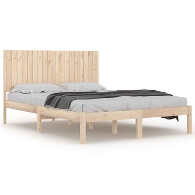 vidaXL Estrutura de cama super king 180x200 cm madeira maciça