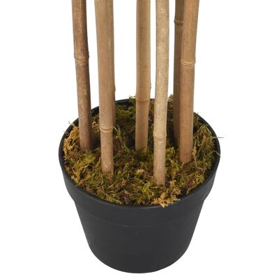 vidaXL Árvore de bambu artificial 1095 folhas 150 cm verde