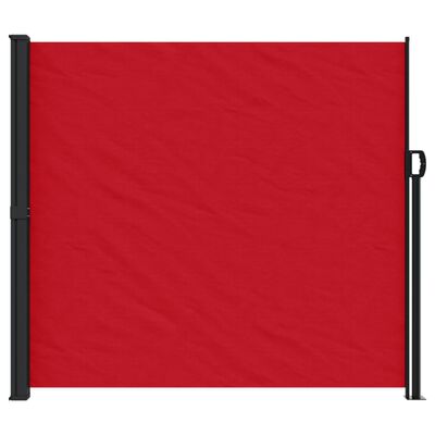 vidaXL Toldo lateral retrátil 180x600 cm vermelho