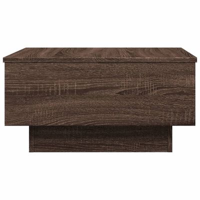 vidaXL Mesa de centro 60x45x31 cm derivados madeira carvalho castanho