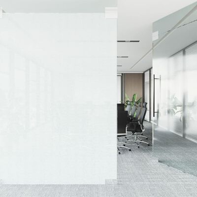 vidaXL Película para janela fosca 60x500 cm PVC branco