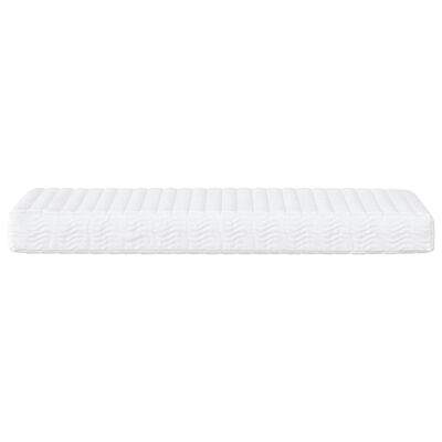 vidaXL Colchão de espuma 100x200 cm dureza H2 H3 branco