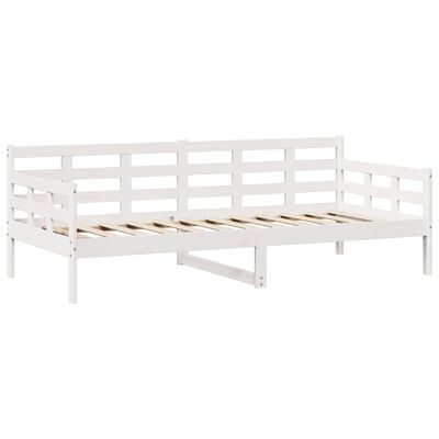 vidaXL Sofá-cama com gavetas 80x200 cm madeira de pinho maciça