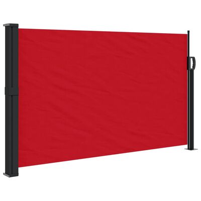 vidaXL Toldo lateral retrátil 120x600 cm vermelho