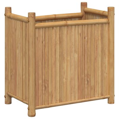 vidaXL Vaso/floreira de jardim 50x30x50 cm bambu