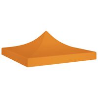 vidaXL Teto para tenda de festas 2x2 m 270 g/m² laranja