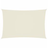 vidaXL Guarda-Sol tecido Oxford retangular 2x4 m creme