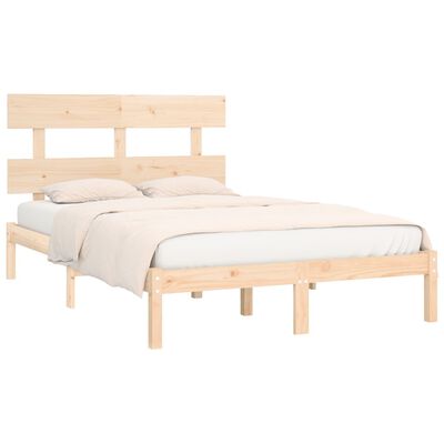 vidaXL Estrutura de cama super king 180x200 cm madeira maciça