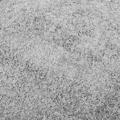 vidaXL Tapete shaggy de pelo alto PAMPLONA 160x230 cm cinzento