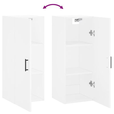 vidaXL Armário de parede 34,5x34x90 cm branco