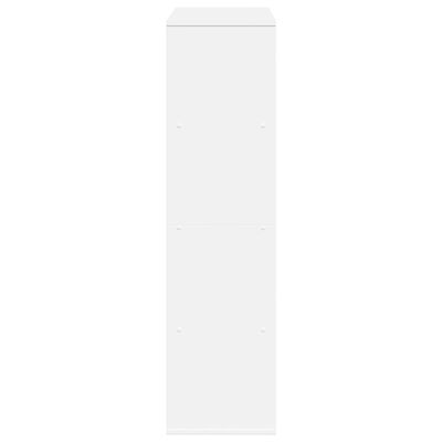 vidaXL Divisória 100x33x125,5 cm derivados de madeira branco