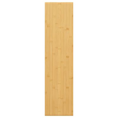 vidaXL Prateleira de parede 80x20x1,5 cm bambu