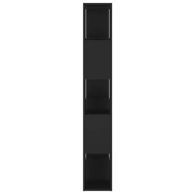 vidaXL Estante/divisória 100x24x155 cm derivados de madeira preto
