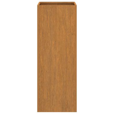 vidaXL Vaso/floreira 32x29x75 cm aço corten