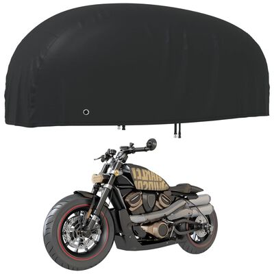 vidaXL Capas para motociclo 2 pcs 295x110x140 cm tecido oxford 210D