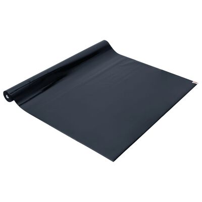 vidaXL Películas para janela estática 3 pcs PVC preto fosco