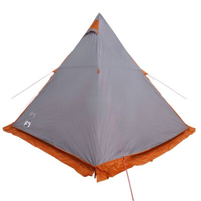 vidaXL Tenda familiar tipi para 6 pessoas impermeável cinzento