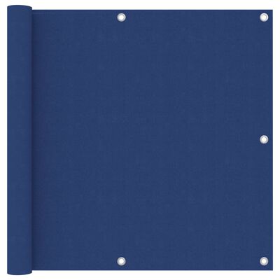 vidaXL Tela de varanda 90x600 cm tecido Oxford azul