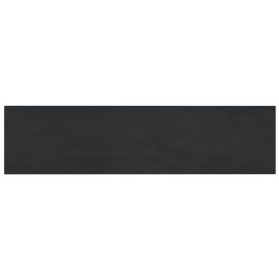 vidaXL Painel de parede 12 pcs 60x15 cm veludo 1,08 m² preto