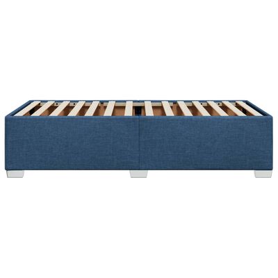 vidaXL Estrutura de cama 90x190 cm tecido azul