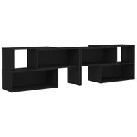 vidaXL Móvel de TV 149x30x52 cm derivados de madeira preto