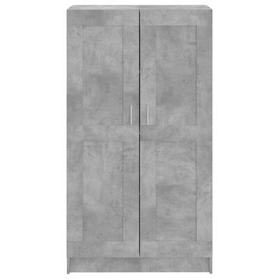 vidaXL Estante 82,5x30,5x150 cm derivados de madeira cinzento cimento